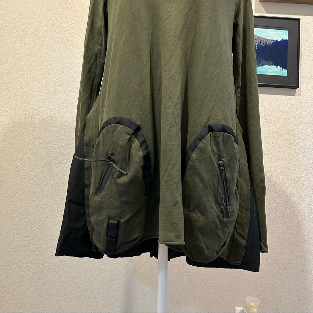 RUNDHOLZ DIP Green & Black Tunic Tied Back Military Utility Size Medium - Picture 9 of 16